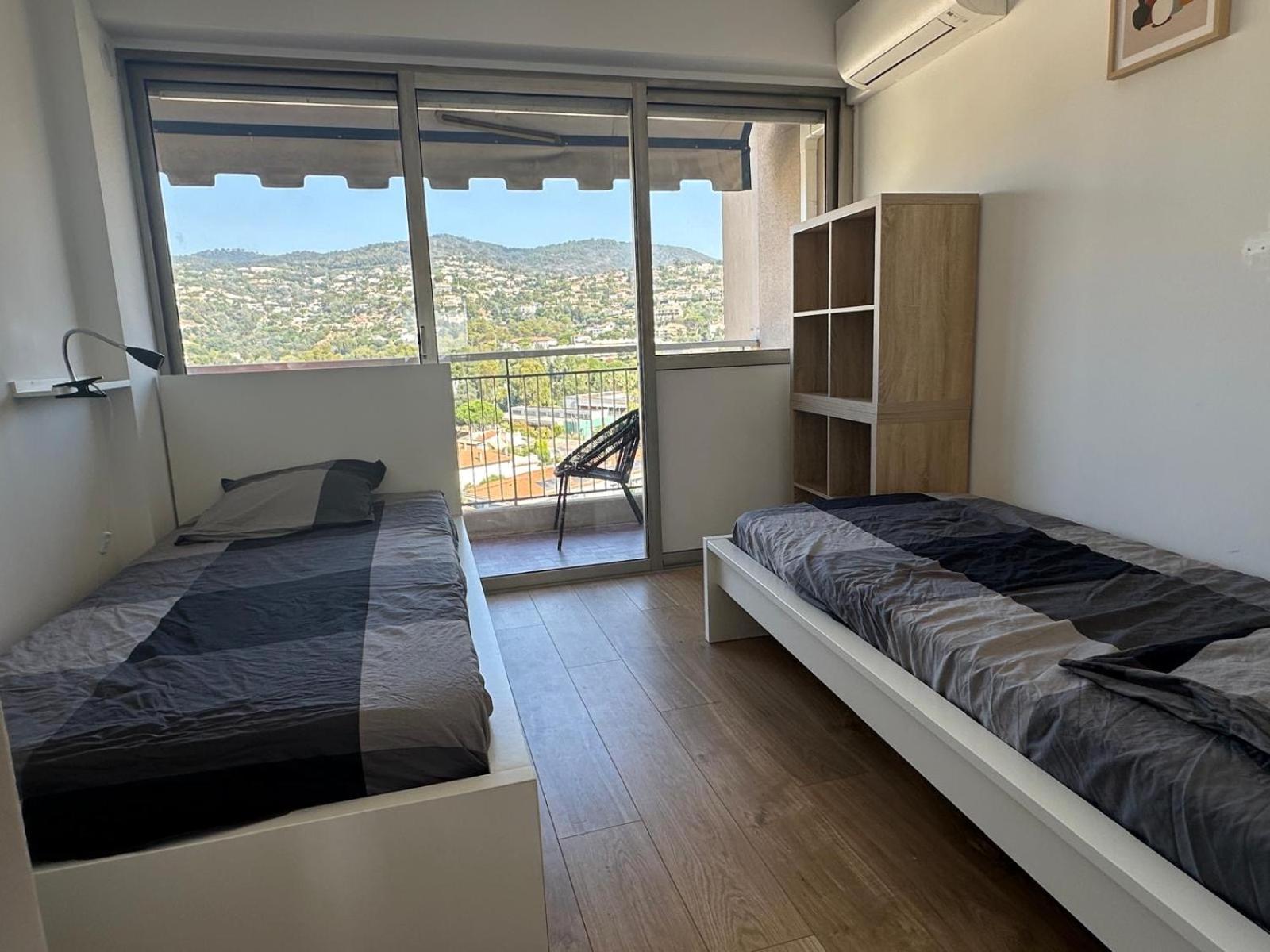 Appartement T3 De Standing Vue Mer Et Marina Mandelieu Kültér fotó