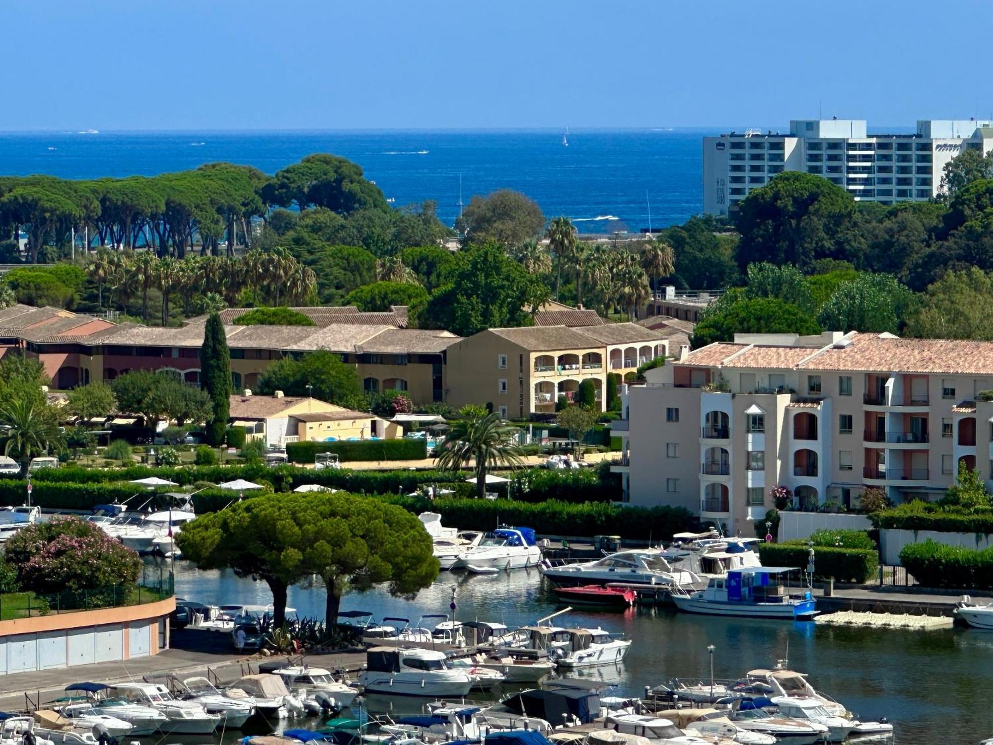 Appartement T3 De Standing Vue Mer Et Marina Mandelieu Kültér fotó