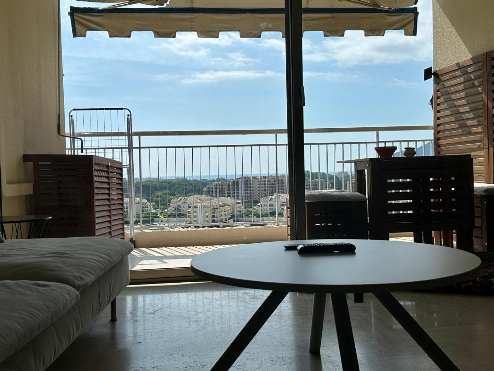 Appartement T3 De Standing Vue Mer Et Marina Mandelieu Kültér fotó