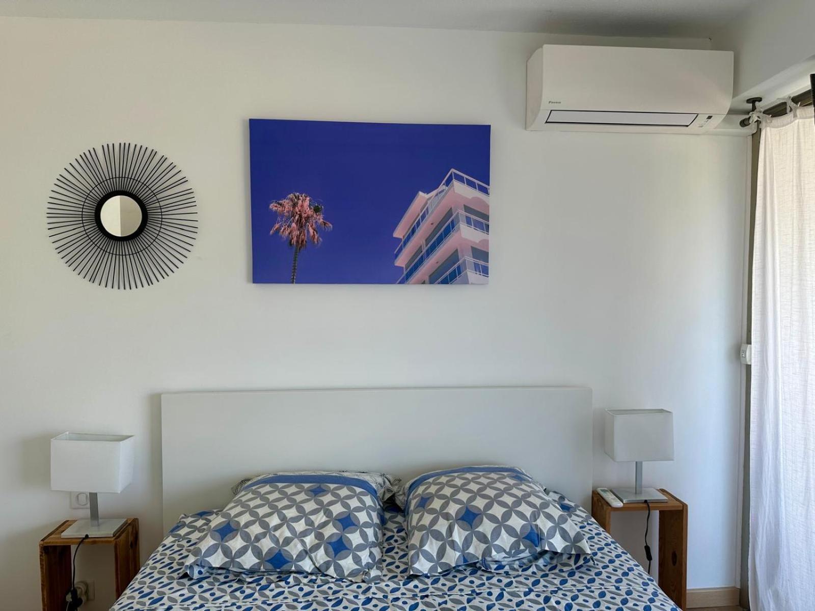 Appartement T3 De Standing Vue Mer Et Marina Mandelieu Kültér fotó