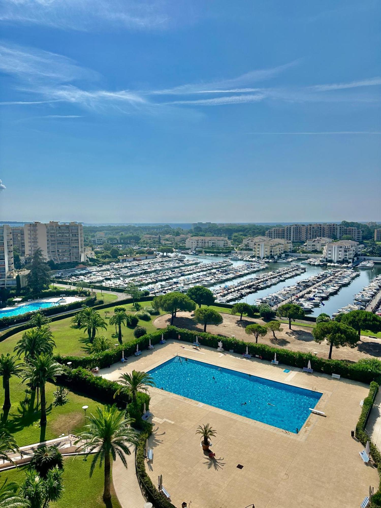 Appartement T3 De Standing Vue Mer Et Marina Mandelieu Kültér fotó